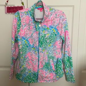 UPF 50+ Round Hem Leona full zip jacket